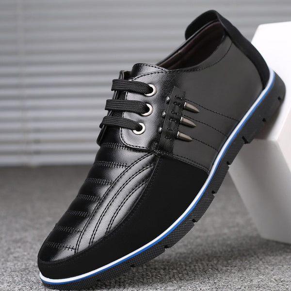 Men genuine leather shoes