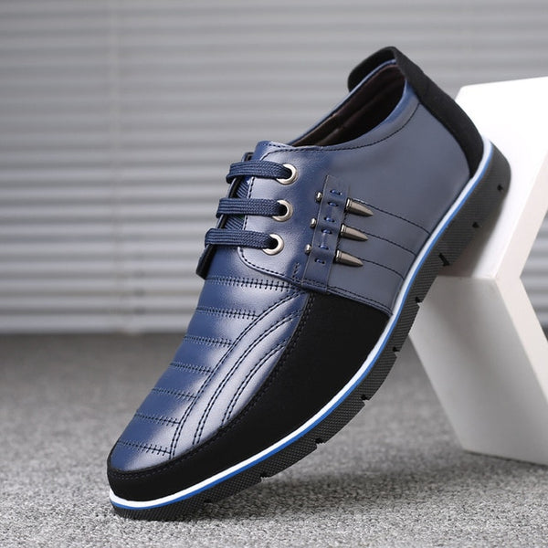 Men genuine leather shoes