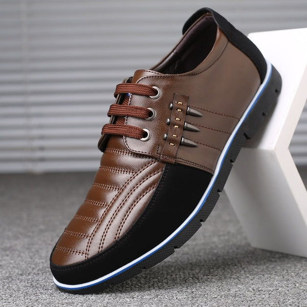 Men genuine leather shoes